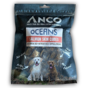Anco Oceans Salmon Skin Cubes 100g